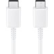 Samsung Regular USB 2.0 Cable USB-C male - USB-C male Λευκό 1m (EP-DA705BWE)