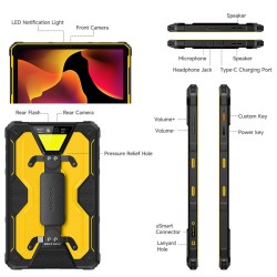 Ulefone Armor Pad 2 11" Tablet με WiFi & 4G (8GB/256GB) Μαύρο