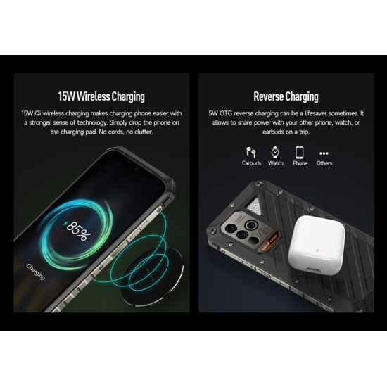 Ulefone Power Armor 18T Ultra 5G Dual SIM (12GB/512GB) Ανθεκτικό Smartphone Black Ulefone Power Armor 18T Ultra 5G Dual SIM (12GB/512GB) Ανθεκτικό Smartphone Black