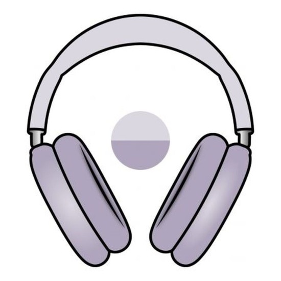 AirPods Max (2024) Ασύρματα / Ενσύρματα Over Ear Ακουστικά με 20 ώρες Λειτουργίας Purple