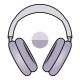 AirPods Max (2024) Ασύρματα / Ενσύρματα Over Ear Ακουστικά με 20 ώρες Λειτουργίας Purple
