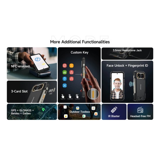 Ulefone Armor 27 Dual SIM (12GB/256GB) Μαύρο
