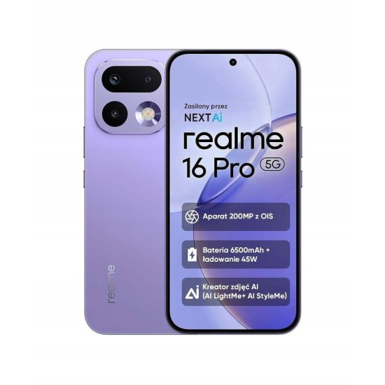 Realme 16 Pro 5G Dual SIM (8/512GB) Μωβ
