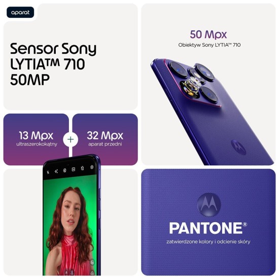 Motorola Edge 70 Fusion 5G (8/256GB) PANTONE Orient Blue Motorola Edge 70 Fusion 5G (8/256GB) PANTONE Orient Blue