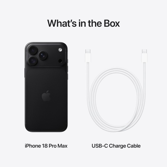 Apple iPhone 18 Pro Max (12/2TB) Black Apple iPhone 18 Pro Max (12/2TB) Black