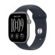 Apple Watch Series 12 Cellular Aluminium 46mm Αδιάβροχο με Παλμογράφο (Space Grey Aluminium with Navy Blue Sport Band - S/M)