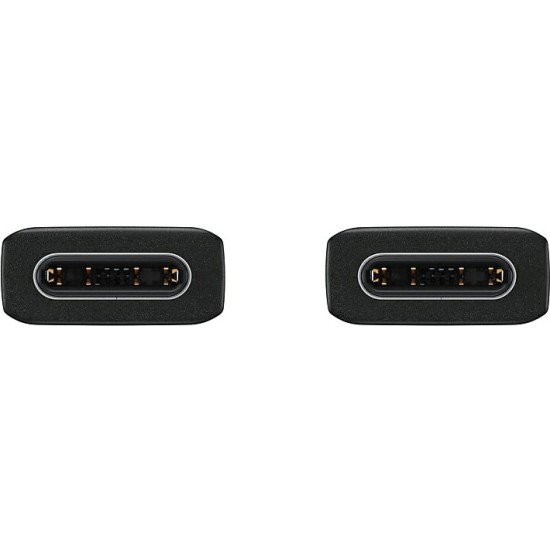 Samsung Regular USB 2.0 Cable USB-C male - USB-C male Μαύρο 1m (EP-DA705BBEGWW)