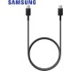 Samsung Regular USB 2.0 Cable USB-C male - USB-C male Μαύρο 1m (EP-DA705BBEGWW)