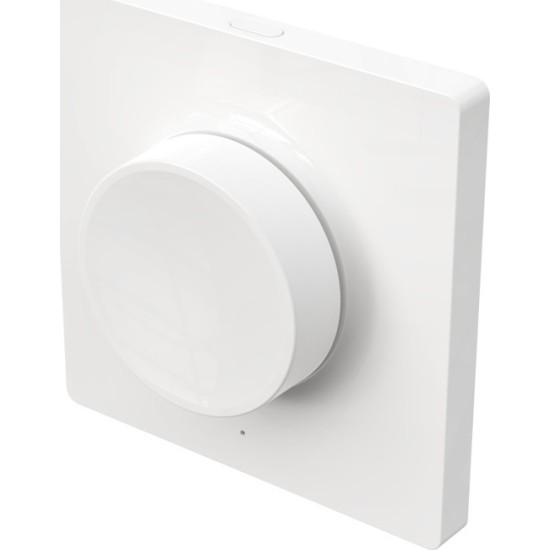Yeelight Επιτοίχιος Διακόπτης Dimmer με Πλαίσιο LED Περιστροφικός σε Λευκό Χρώμα YLKG07YL