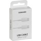 Samsung Regular USB 2.0 Cable USB-C male - USB-C male Λευκό 1m (EP-DA705BWE)