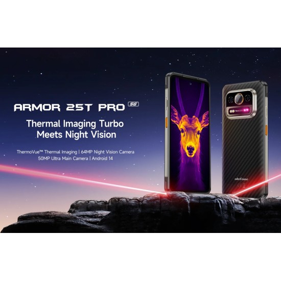 Ulefone Armor 25T Pro 5G Dual SIM (6GB/256GB) Ανθεκτικό Smartphone Frost Black Ulefone Armor 25T Pro 5G Dual SIM (6GB/256GB) Ανθεκτικό Smartphone Frost Black