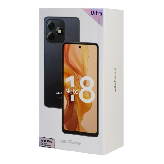 Ulefone Note 18 Ultra 5G Dual SIM (6GB/256GB) Lustrous Black Ulefone Note 18 Ultra 5G Dual SIM (6GB/256GB) Lustrous Black