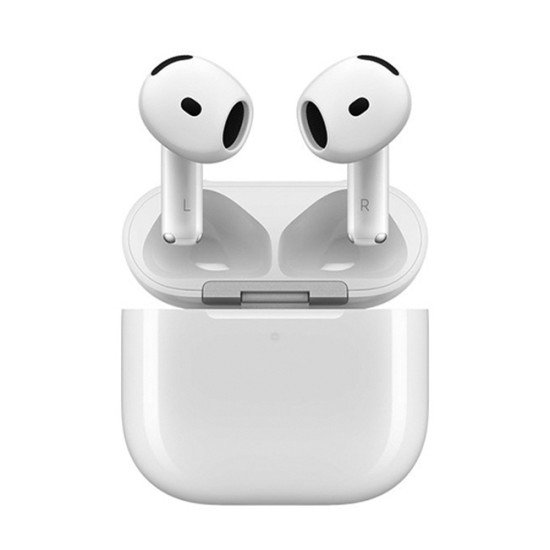 Apple AirPods 4 Earbud Bluetooth Handsfree Ακουστικά με Αντοχή στον Ιδρώτα και Θήκη Φόρτισης Λευκά Apple AirPods 4 Earbud Bluetooth Handsfree Ακουστικά με Αντοχή στον Ιδρώτα και Θήκη Φόρτισης Λευκά