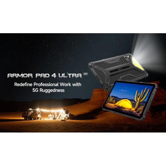Ulefone Armor Pad 4 Ultra 5G 10.36" Tablet (8GB/256GB) Μαύρο