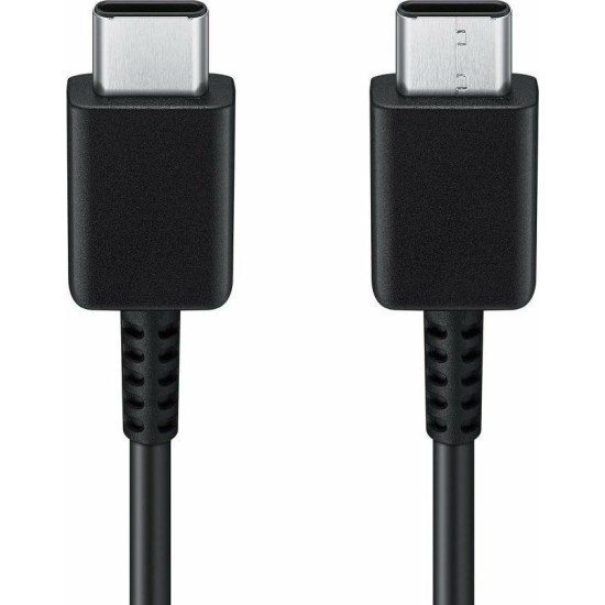 Samsung Regular USB 2.0 Cable USB-C male - USB-C male Μαύρο 1m (EP-DA705BBEGWW)