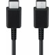 Samsung Regular USB 2.0 Cable USB-C male - USB-C male Μαύρο 1m (EP-DA705BBEGWW)
