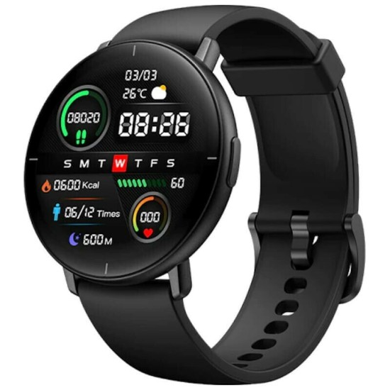 Mibro Lite Smartwatch με Παλμογράφο (Μαύρο)