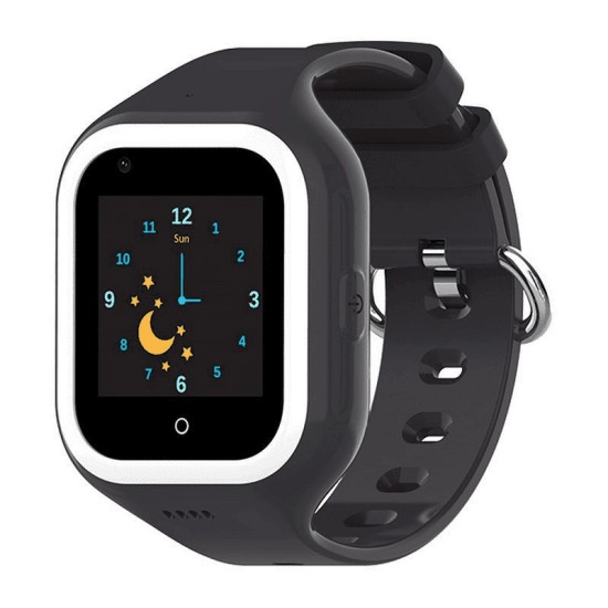 Savefamily Iconic Plus 4G Παιδικό Smartwatch με GPS και Καουτσούκ/Πλαστικό Λουράκι Μαύρο SF-RIN4G