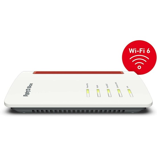 AVM FRITZ!Box 7530 AX Ασύρματο VDSL2 Modem Router Wi‑Fi 6 με 4 Θύρες Gigabit AVM FRITZ!Box 7530 AX Ασύρματο VDSL2 Modem Router Wi‑Fi 6 με 4 Θύρες Gigabit