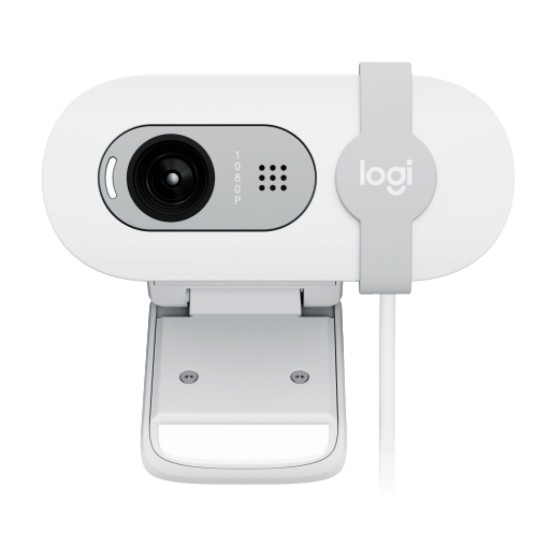 Logitech Brio 100 Web Camera Full HD 1080p Λευκή 960-001617