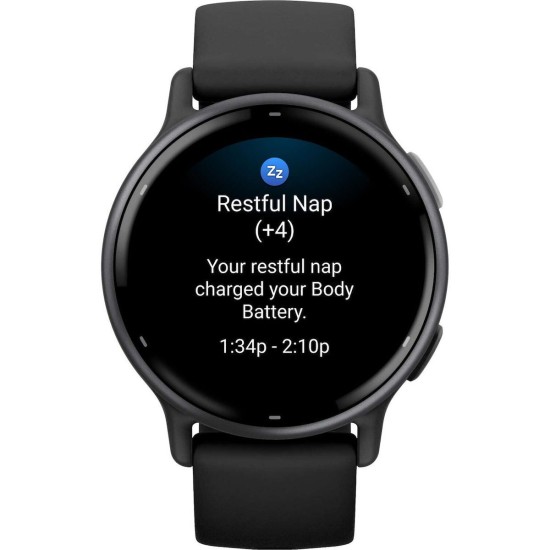Garmin Vivoactive 5 Aluminium 42mm Αδιάβροχο Smartwatch με Παλμογράφο (Slate Bezel With Black Silicone Band) Garmin Vivoactive 5 Aluminium 42mm Αδιάβροχο Smartwatch με Παλμογράφο (Slate Bezel With Black Silicone Band)