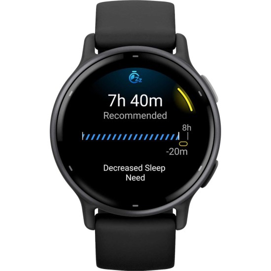 Garmin Vivoactive 5 Aluminium 42mm Αδιάβροχο Smartwatch με Παλμογράφο (Slate Bezel With Black Silicone Band) Garmin Vivoactive 5 Aluminium 42mm Αδιάβροχο Smartwatch με Παλμογράφο (Slate Bezel With Black Silicone Band)