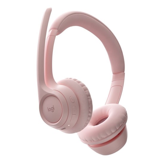 Logitech Zone Ασύρματα On Ear Multimedia Ακουστικά με μικρόφωνο και σύνδεση USB-C / Bluetooth σε Ροζ χρώμα Logitech Zone Ασύρματα On Ear Multimedia Ακουστικά με μικρόφωνο και σύνδεση USB-C / Bluetooth σε Ροζ χρώμα