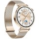 Huawei Watch GT 5 41mm Αδιάβροχο με Παλμογράφο (Gold Milanese Strap)