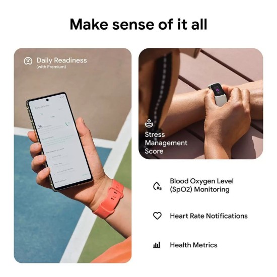 Fitbit Charge 6 Activity Tracker με Παλμογράφο Porcelain / Silver Fitbit Charge 6 Activity Tracker με Παλμογράφο Porcelain / Silver