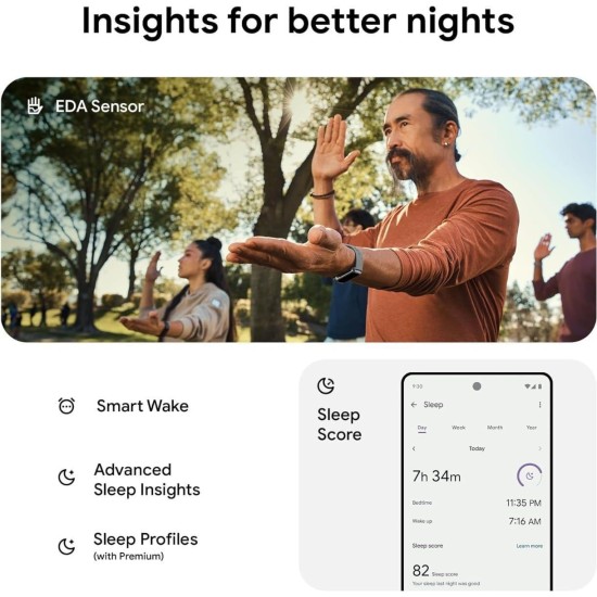 Fitbit Charge 6 Activity Tracker με Παλμογράφο Obsidian / Black Aluminum