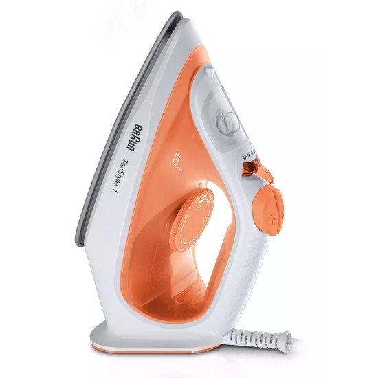 Braun Texstyle 1 Si SI1009OR Σίδερο Ατμού 1900W με Κεραμική Πλάκα και Συνεχόμενη Παροχή Ατμού 25gr/min