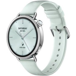 Xiaomi Watch S4 Aluminium 41mm Αδιάβροχο με Παλμογράφο (Mint Green)