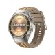Huawei Watch GT 6 Pro Titanium 46mm Αδιάβροχο με Παλμογράφο (Brown Woven)