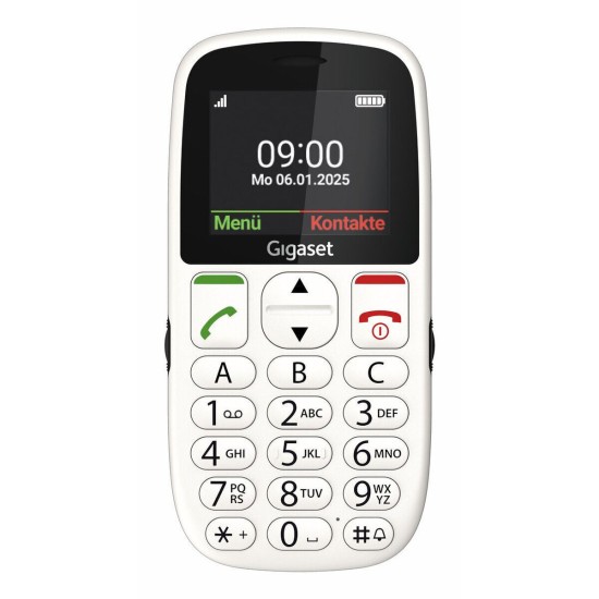 Gigaset GL395 Dual SIM Κινητό με Μεγάλα Κουμπιά Λευκό Gigaset GL395 Dual SIM Κινητό με Μεγάλα Κουμπιά Λευκό