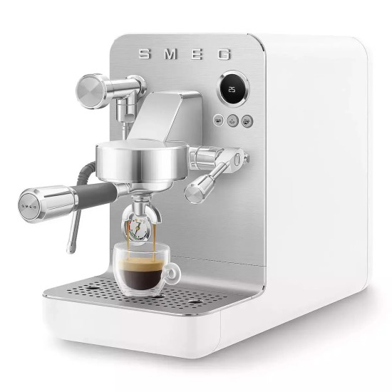 Smeg Μηχανή Espresso 1700W Πίεσης 15bar για Cappuccino EMC02WHMEU