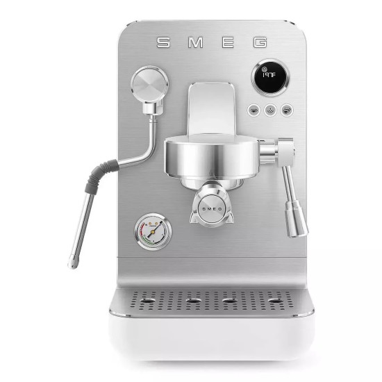 Smeg Μηχανή Espresso 1700W Πίεσης 15bar για Cappuccino EMC02WHMEU