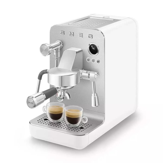 Smeg Μηχανή Espresso 1700W Πίεσης 15bar για Cappuccino EMC02WHMEU