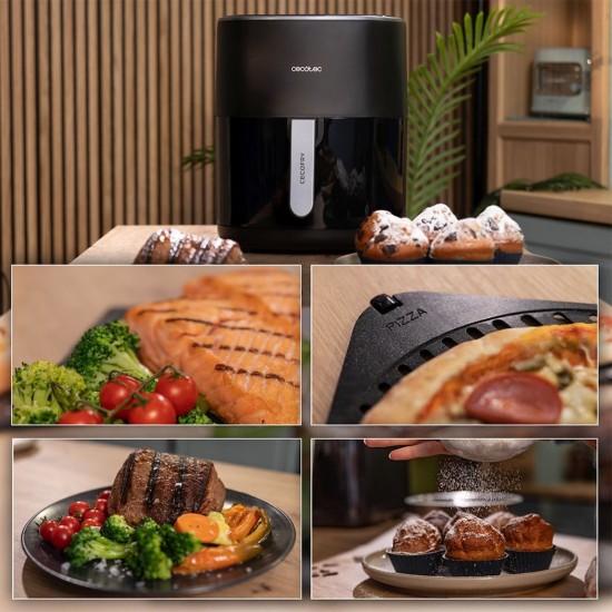 Cecotec 6500 Air Fryer με Διπλό Αποσπώμενο Κάδο 6.5lt Μαύρο Cecotec 6500 Air Fryer με Διπλό Αποσπώμενο Κάδο 6.5lt Μαύρο