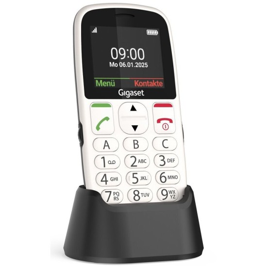 Gigaset GL395 Dual SIM Κινητό με Μεγάλα Κουμπιά Λευκό Gigaset GL395 Dual SIM Κινητό με Μεγάλα Κουμπιά Λευκό