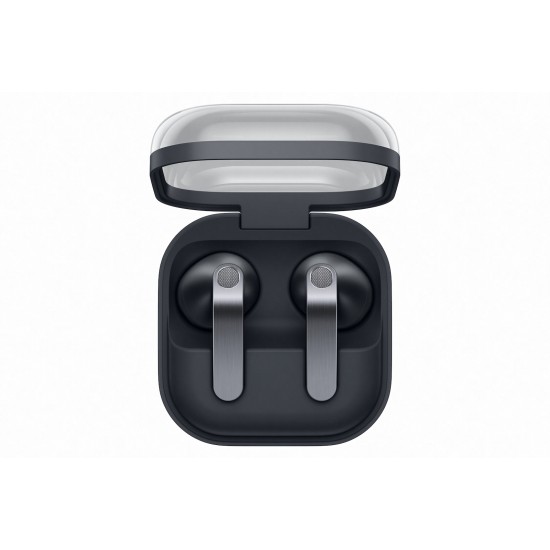 Samsung Galaxy Buds4 Bluetooth Handsfree Ακουστικά με Αντοχή στον Ιδρώτα και Θήκη Φόρτισης Μαύρα
