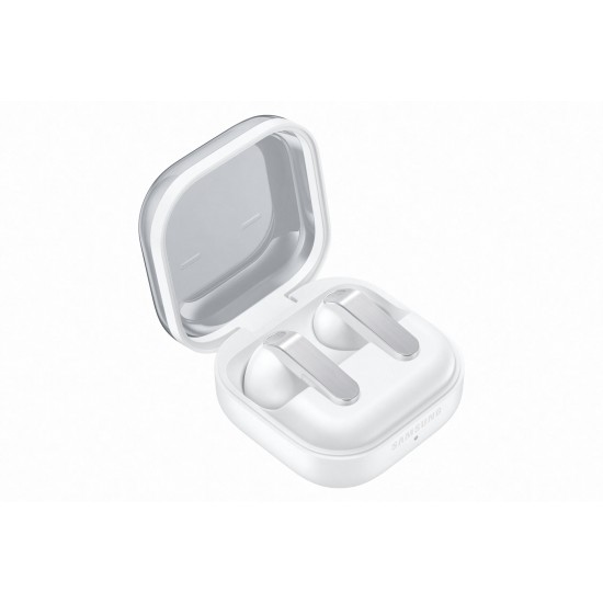 Samsung Galaxy Buds4 Bluetooth Handsfree Ακουστικά με Αντοχή στον Ιδρώτα και Θήκη Φόρτισης Λευκά Samsung Galaxy Buds4 Bluetooth Handsfree Ακουστικά με Αντοχή στον Ιδρώτα και Θήκη Φόρτισης Λευκά