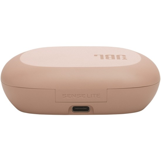 JBL Sense Lite Open Ear Bluetooth Handsfree Ακουστικά με Αντοχή στον Ιδρώτα και Θήκη Φόρτισης Μπεζ
