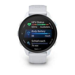 Garmin Forerunner 70 43mm Αδιάβροχο Smartwatch με Παλμογράφο (Whitestone)