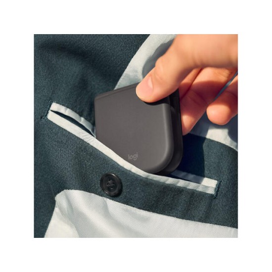 Logitech Mobi Fold Ασύρματο Bluetooth Ποντίκι Μαύρο