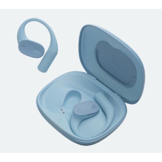 JBL Sense Lite Open Ear Bluetooth Handsfree Ακουστικά με Αντοχή στον Ιδρώτα και Θήκη Φόρτισης Μπλε