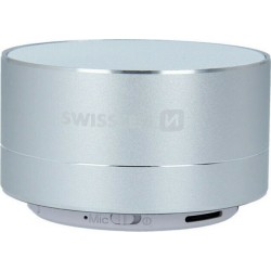 Swissten i-Metal Ηχείο Bluetooth 3W με Διάρκεια Μπαταρίας έως 2.5 ώρες Ασημί