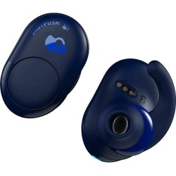 Skullcandy Push In-ear Bluetooth Handsfree Ακουστικά με Αντοχή στον Ιδρώτα και Θήκη Φόρτισης Μπλε